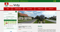 Desktop Screenshot of obecvrdy.cz