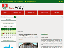 Tablet Screenshot of obecvrdy.cz